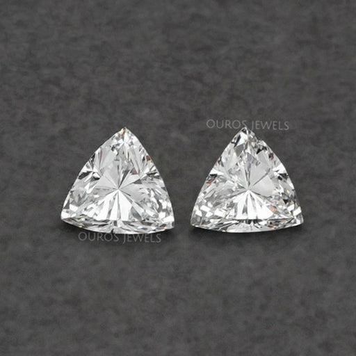 Trillion Cut Lab Grown Diamond Pair Loose