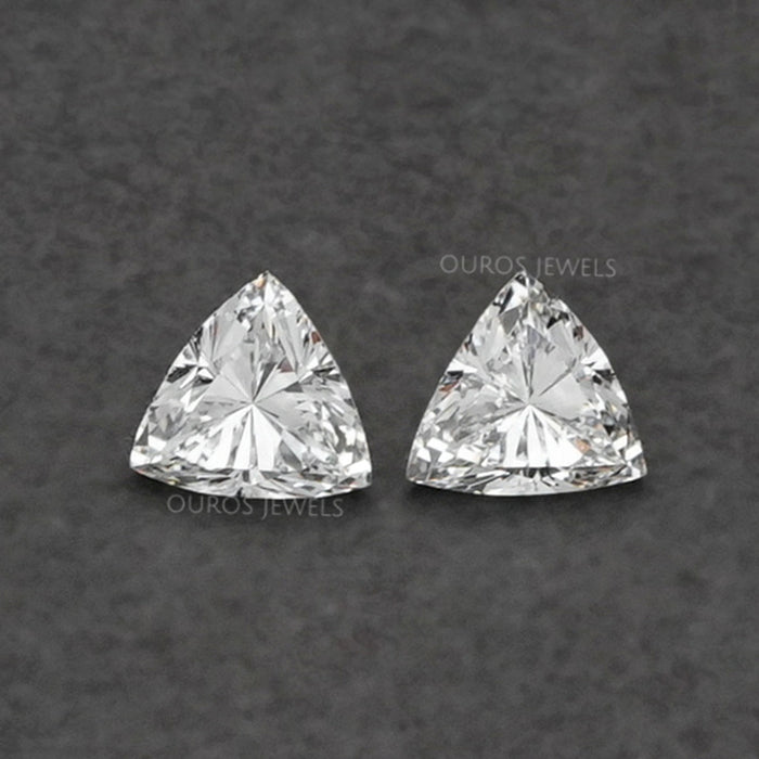 Trillion Cut Lab Grown Diamond Pair Loose