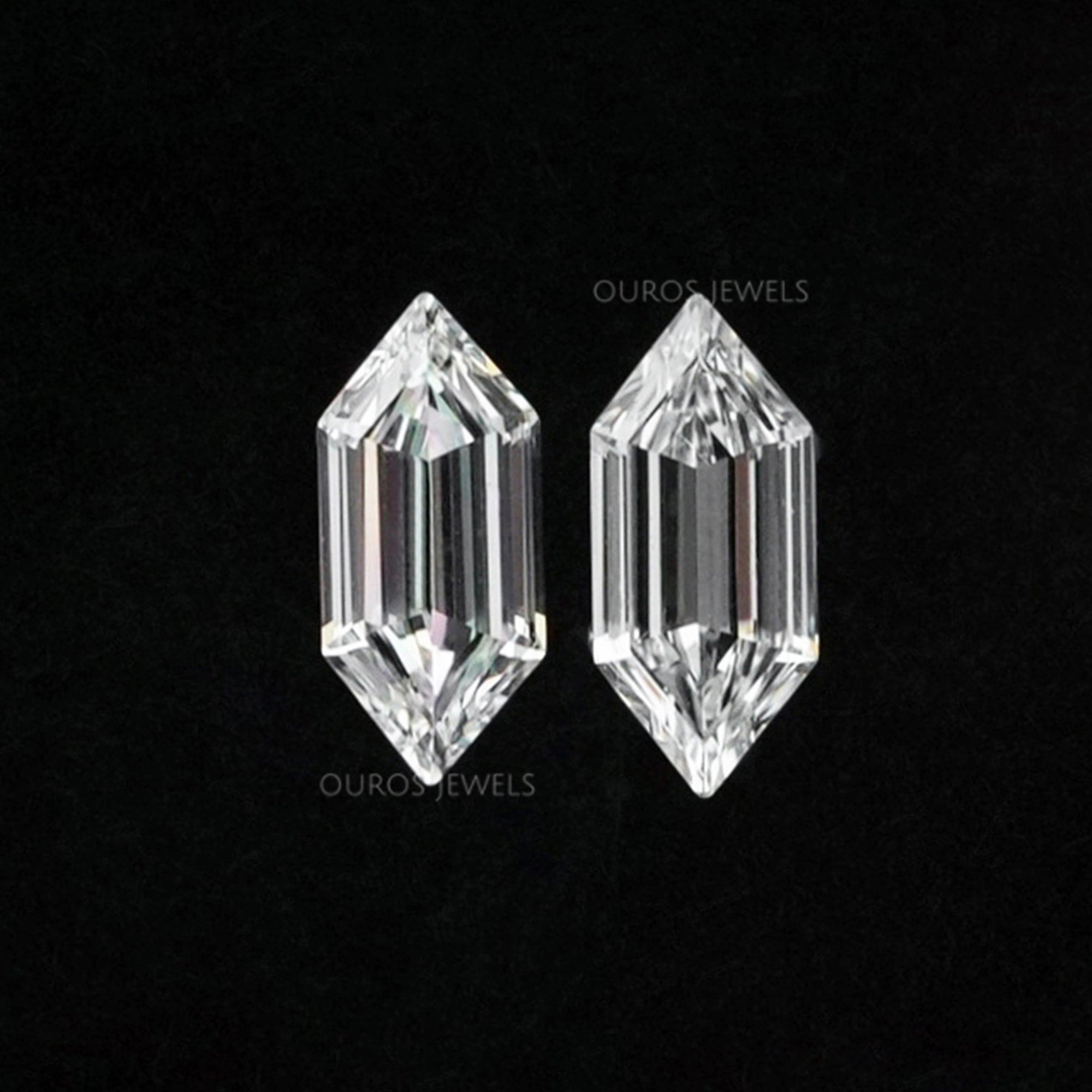 Boat Cut Lab Grown Diamond Loose Pair Loose