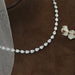 East West Pear Cut Lab Diamond Tennis Necklace Necklaces
