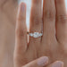 Five Stone Cushion Lab Grown Diamond Engagement Ring Rings