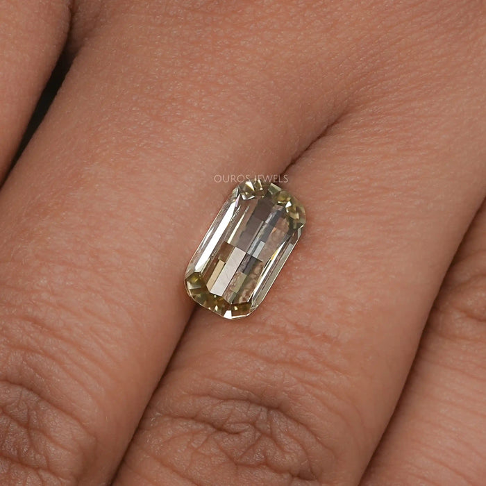 Yellow Modified Cut Lab Grown Diamond Loose
