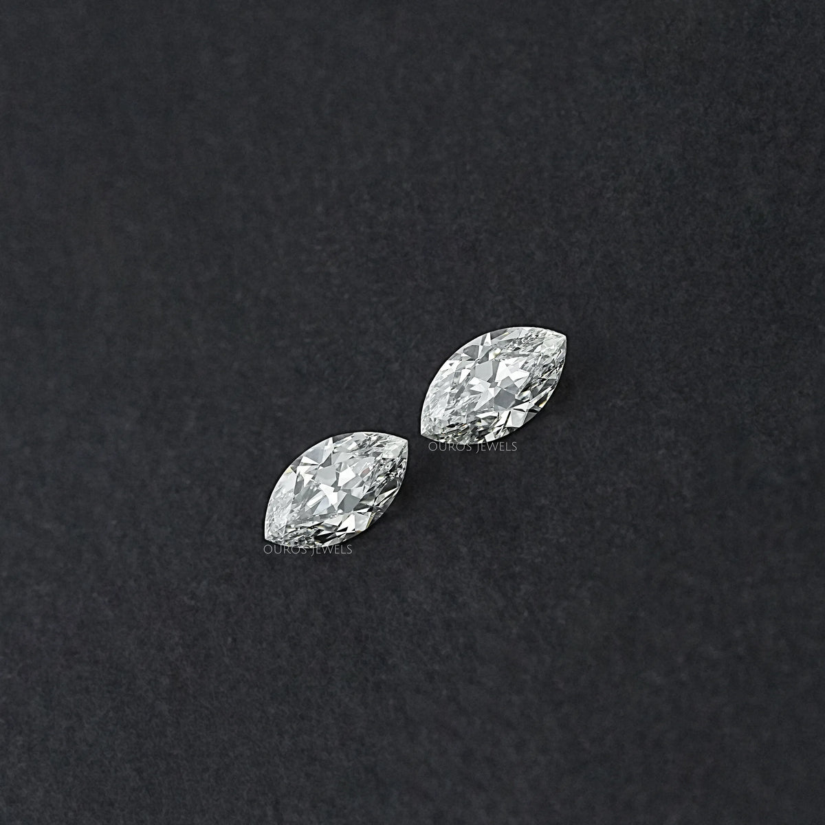 Old Mine Marquise Lab Diamond Matching Pair Loose