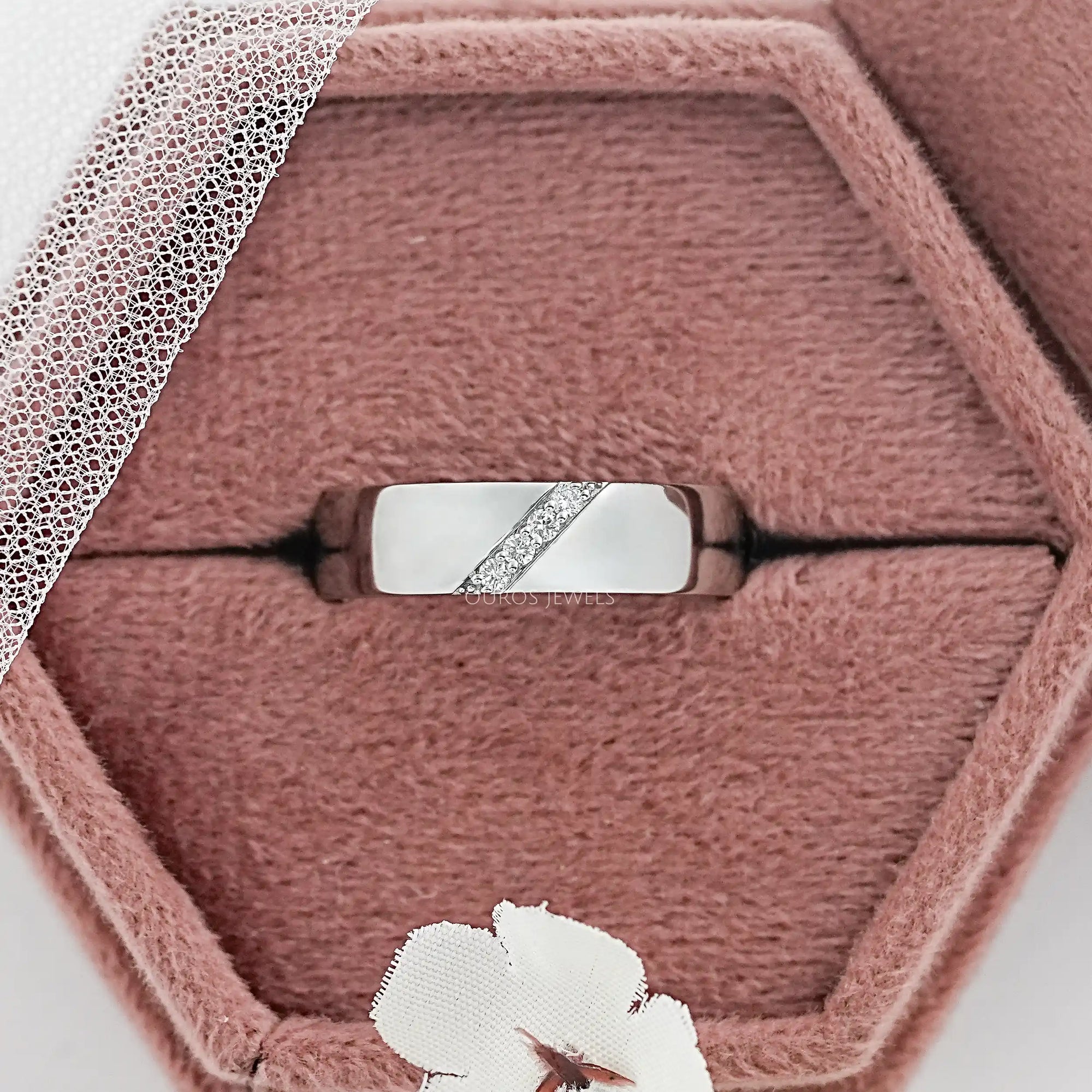 Lab Grown Round Diamond Men's Band Ring