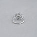 Princess Cut Lab Diamond Halo Dutch Marquise Ring Rings