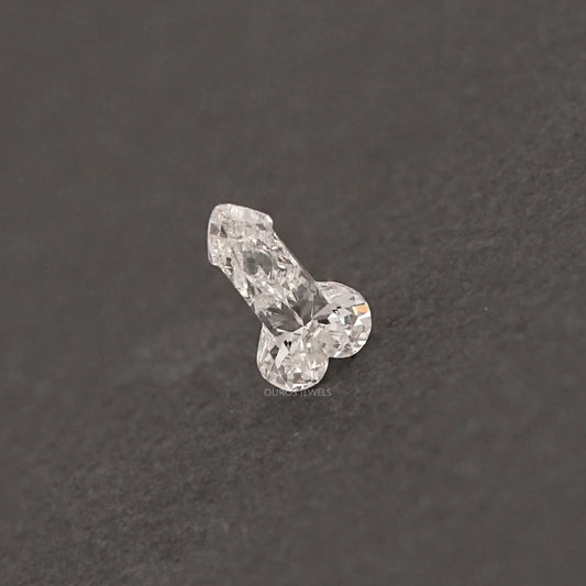 Penis Shape Lab Grown Diamond Loose