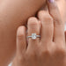 Old Mine Cushion Cut Solitaire Accent Ring Ring