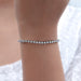 Brilliant Round Lab Diamond Tennis Bracelet Bracelet