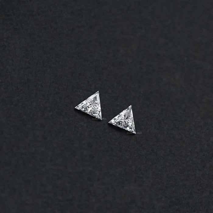 Triangle Cut Lab Grown Diamond Loose Pair Loose
