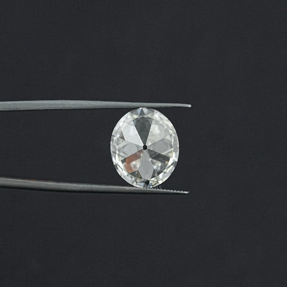 9.10 CT Old Mine Oval Cut Lab Grown Diamond Loose