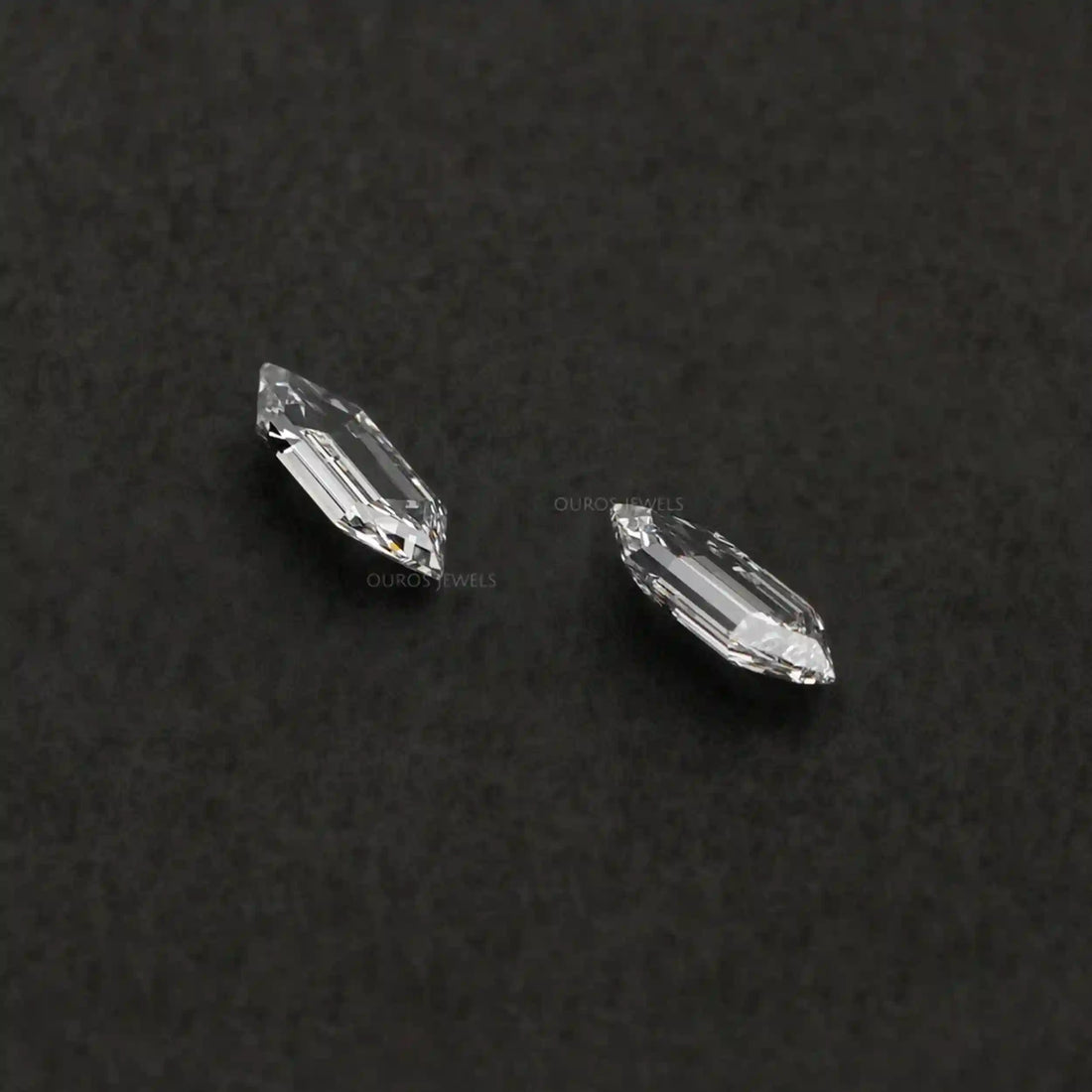 Boat Cut Lab Grown Diamond Loose Pair Loose