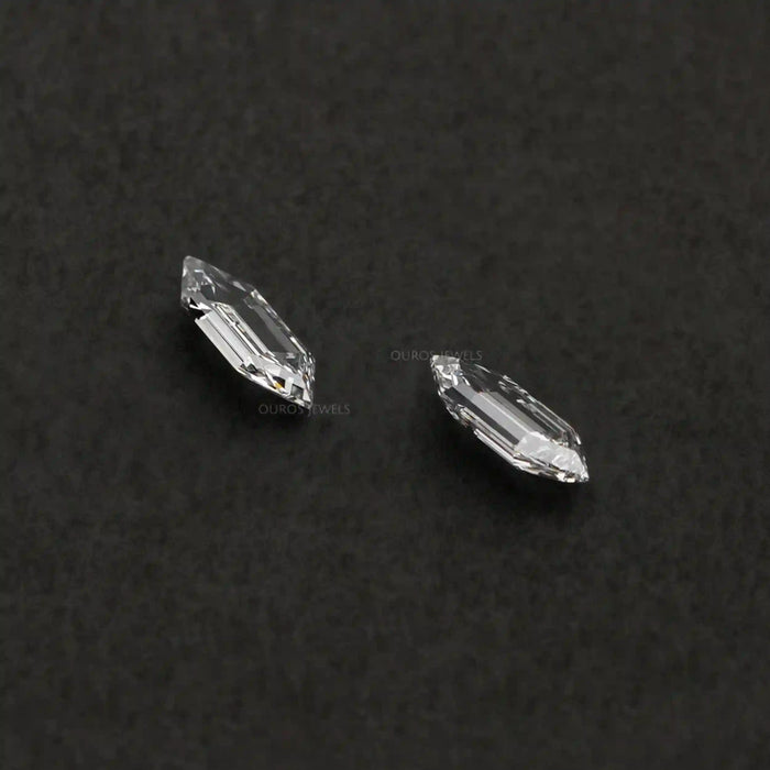 Boat Cut Lab Grown Diamond Loose Pair Loose