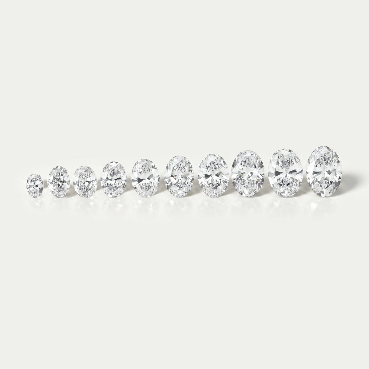 Brilliant Cut Oval Lab Grown Diamond Loose