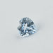 Light Blue Heart Lab Grown Gemstone Loose