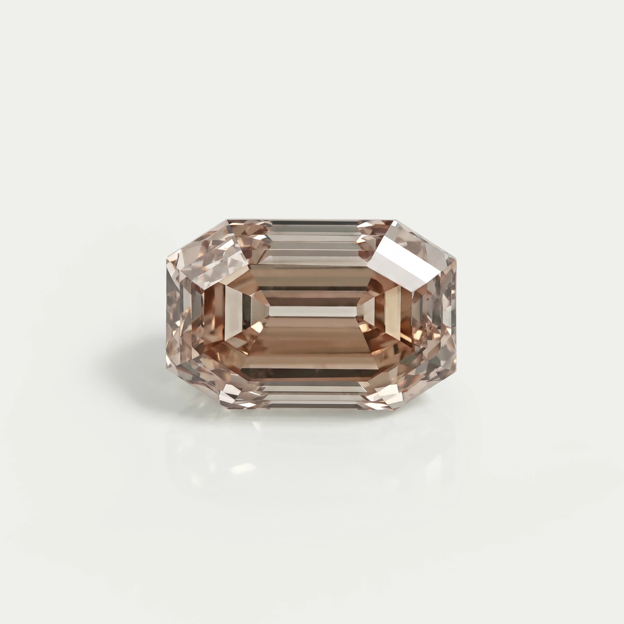 Champagne Old Mine Emerald Lab Diamond Loose Loose