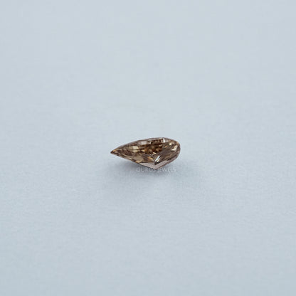 Fancy Light Brown Pear Cut Loose Diamond