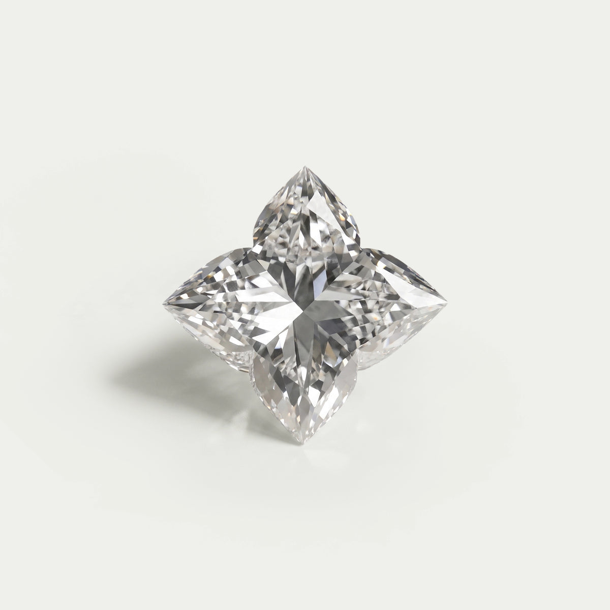 Antique Lily Cut Lab Grown Loose Diamond Loose