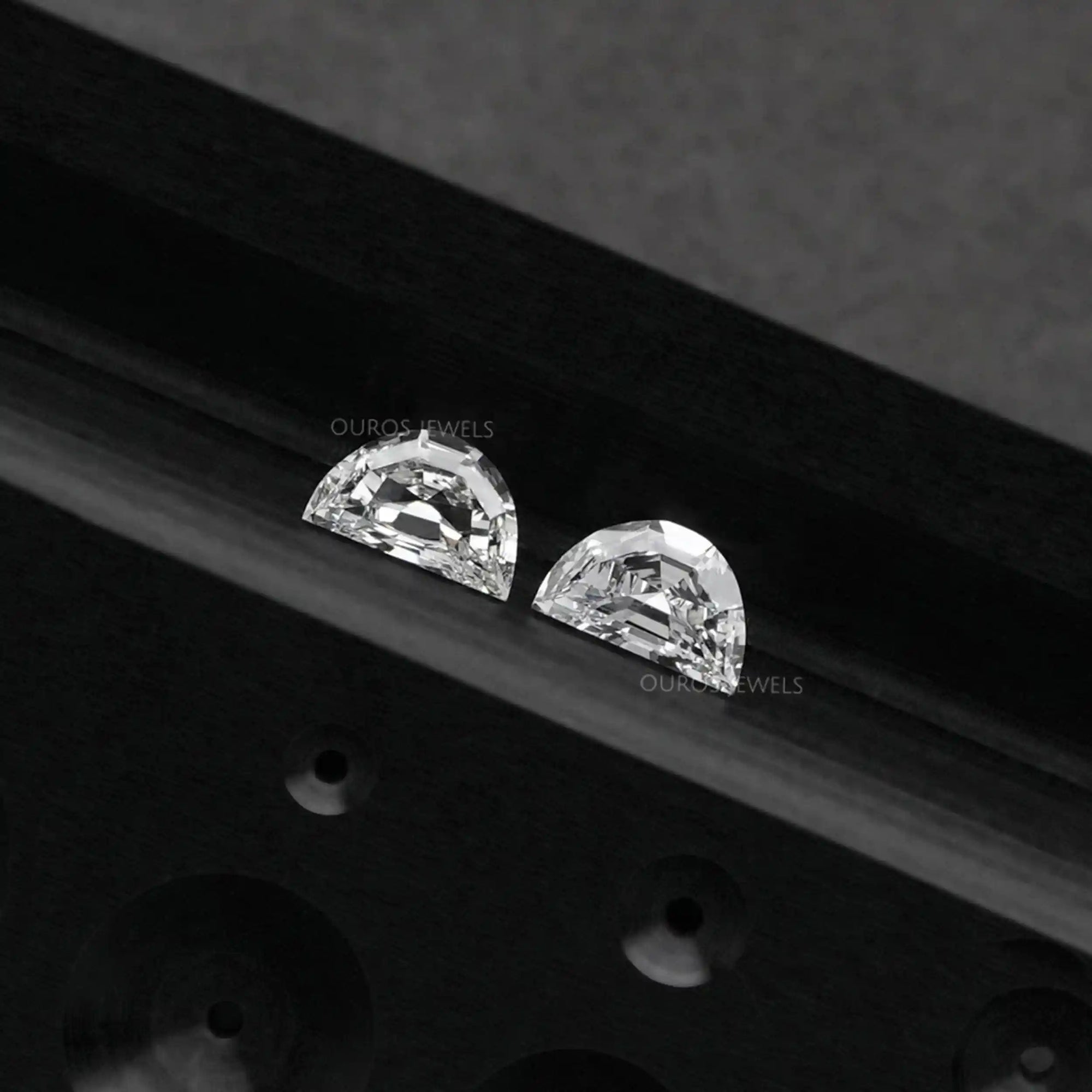 Half Moon Loose Diamond Pairs Loose