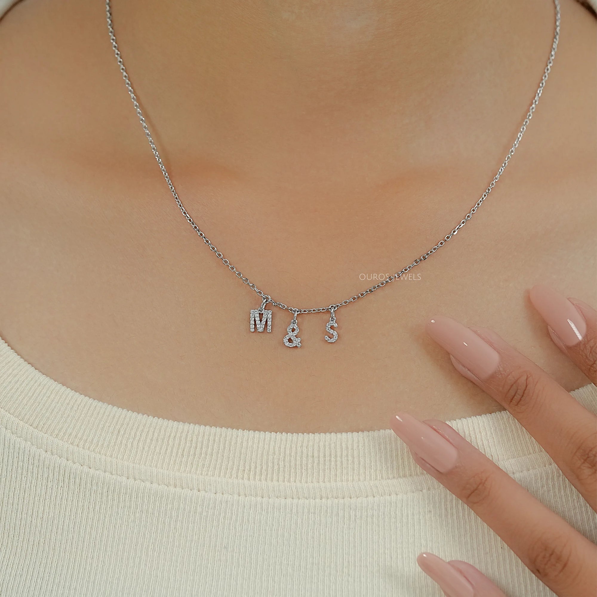 M & S Customize Charm Pendant Necklaces