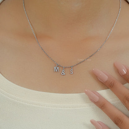 M & S Customize Charm Pendant Necklaces