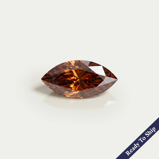 2.80 CT Marquise Cut Champagne Diamond