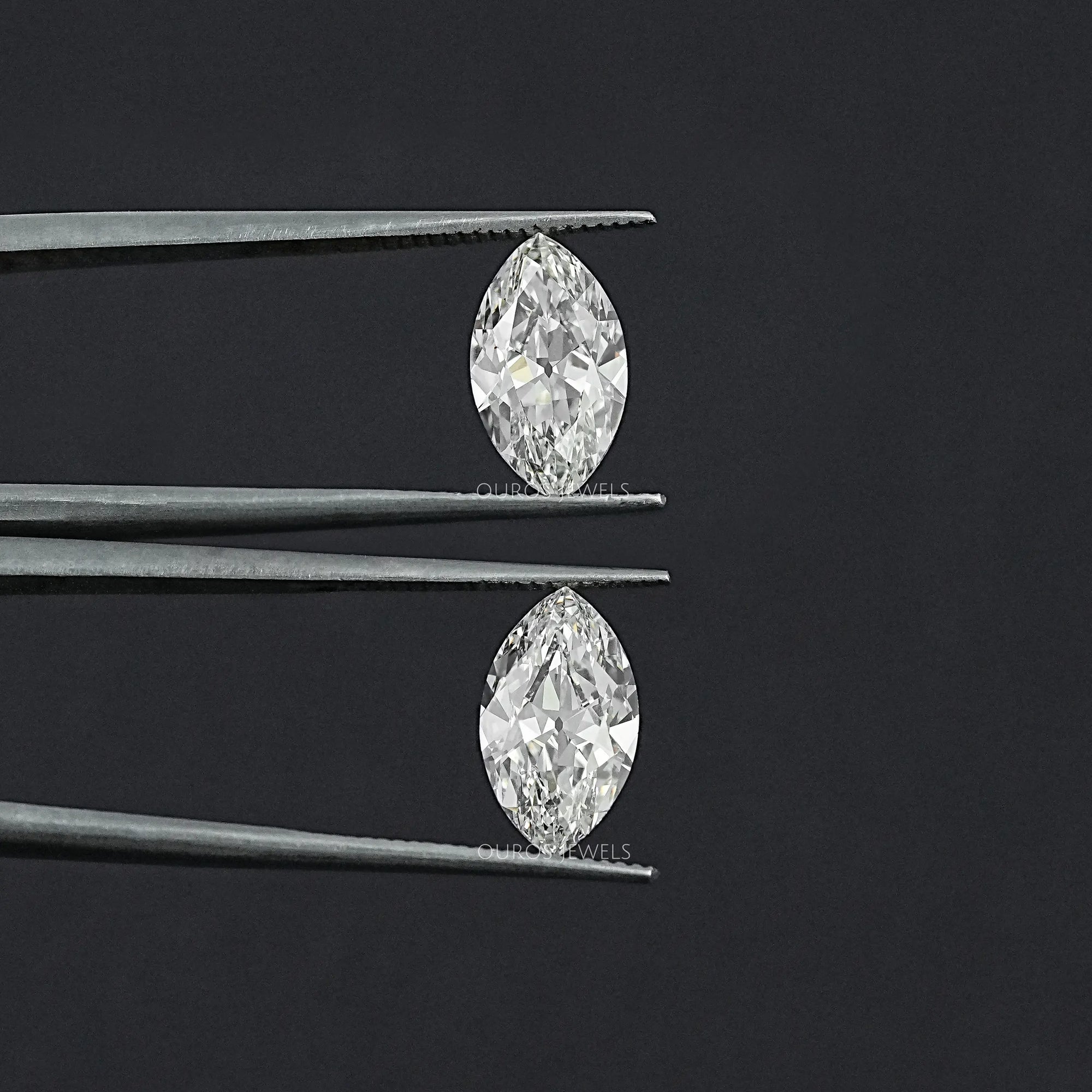 Old Mine Marquise Lab Diamond Matching Pair Loose