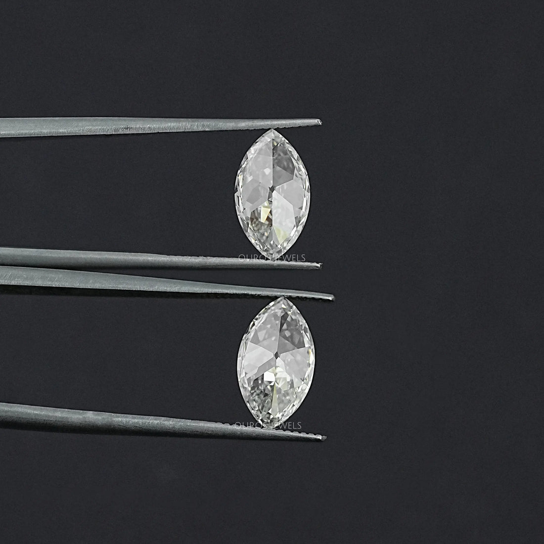 Old Mine Marquise Lab Diamond Matching Pair Loose