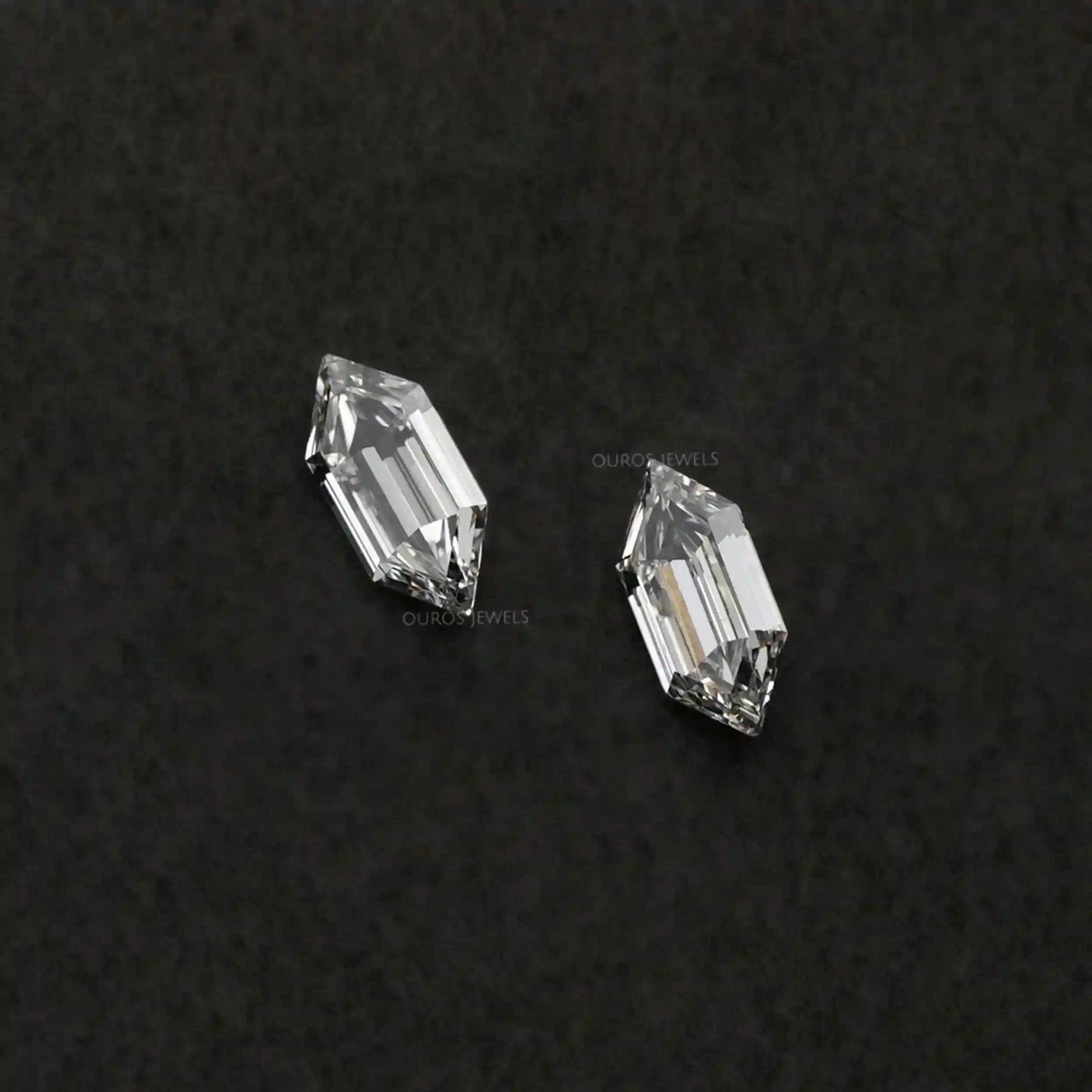 Boat Cut Lab Grown Diamond Loose Pair Loose