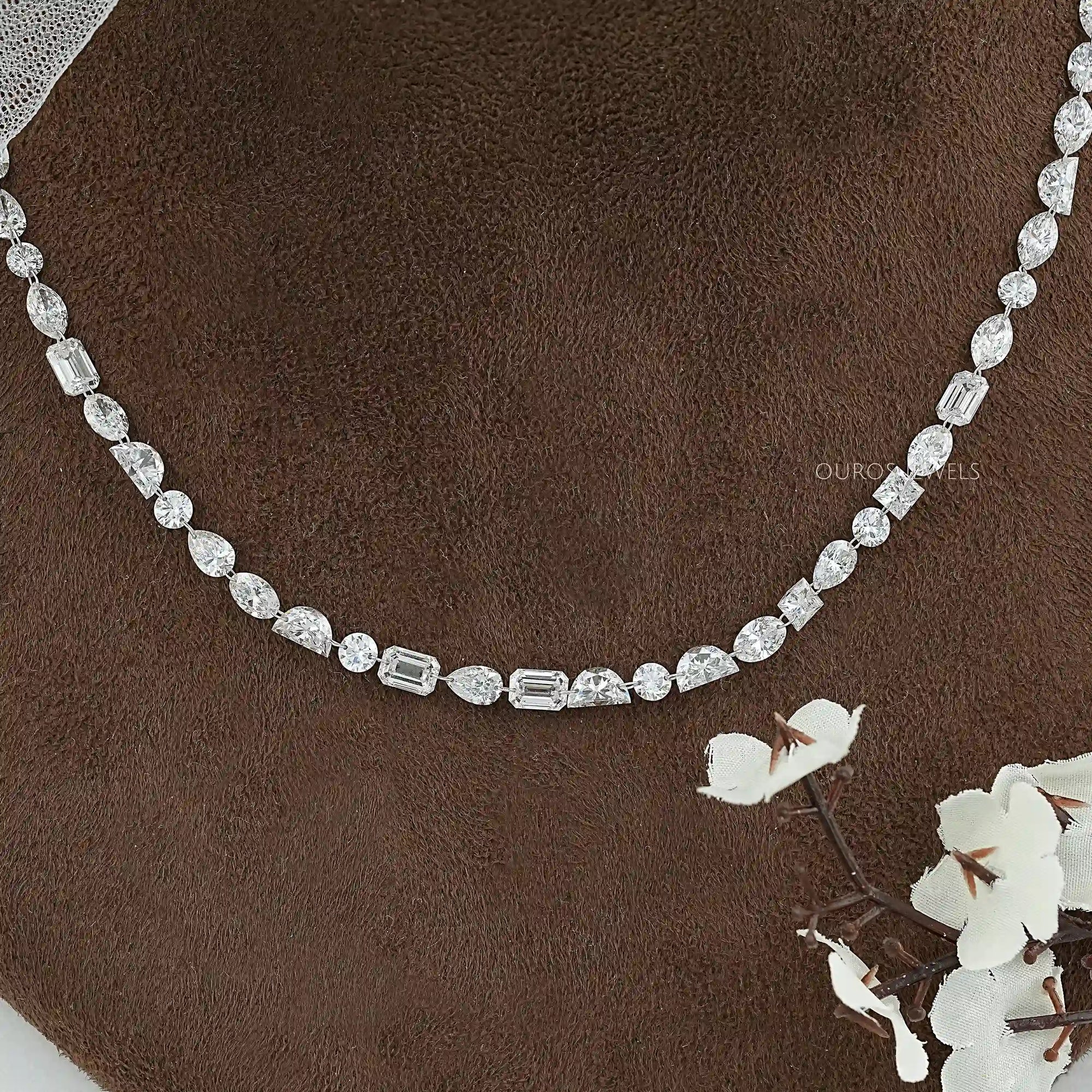 Drill Lab Diamond Tennis Necklace