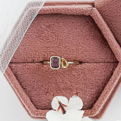 Natural Gemstone Toi Moi Engagement Ring Ring