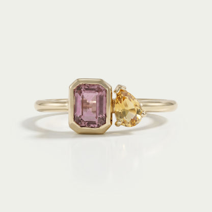 Natural Gemstone Toi Moi Engagement Ring Ring