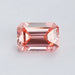 1.05 Carat Pink Emerald Cut Lab Diamond