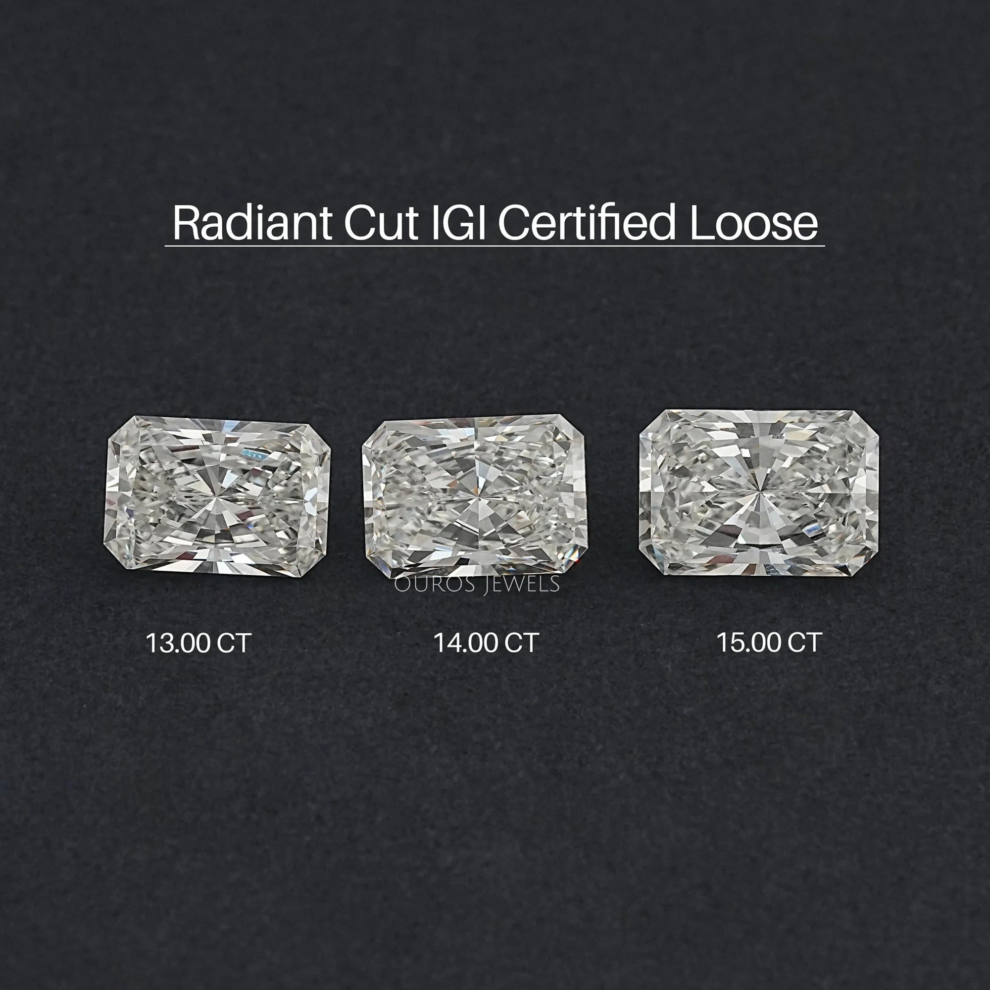 IGI Certified Radiant Cut Lab Grown Diamond Loose
