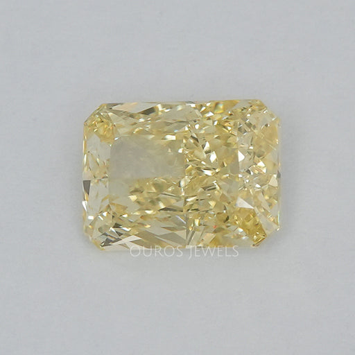 2.15 Carat Fancy Intense Yellow Radiant Cut Lab Diamond
