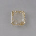 3.45 Carat Rose Cut Yellow Square Radiant Cut Diamond Loose