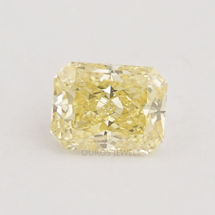 Fancy Yellow Radiant Cut Lab Created Diamond Loose