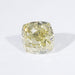 IGI Certified Modified Cushion Cut Yellow Loose Diamond