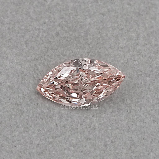 4.00 CT Fancy Pink Marquise Cut Lab Diamond