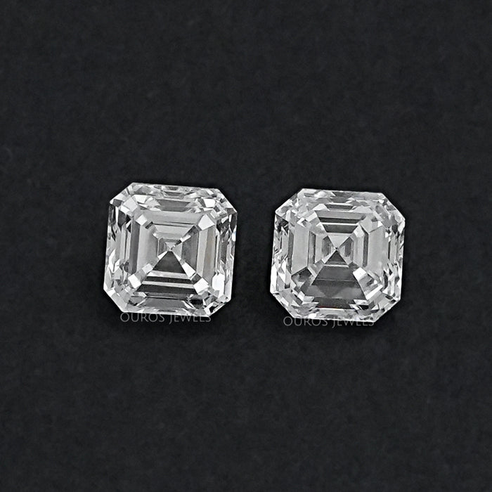 Asscher Cut Loose Lab Diamond Pair Loose