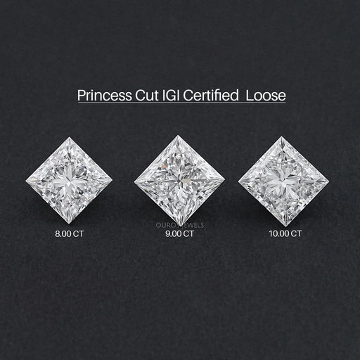Cerified Princess Cut Lab Grown Diamond