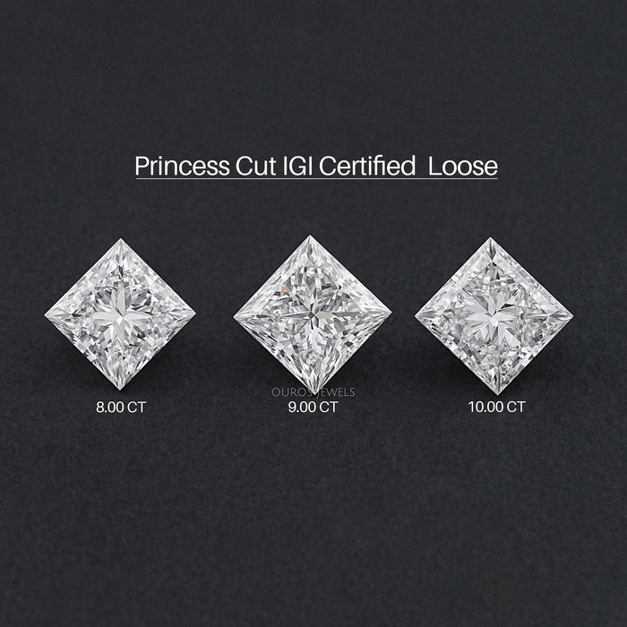 Cerified Princess Cut Lab Grown Diamond
