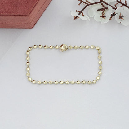 Old European Round Lab Diamond Bracelet