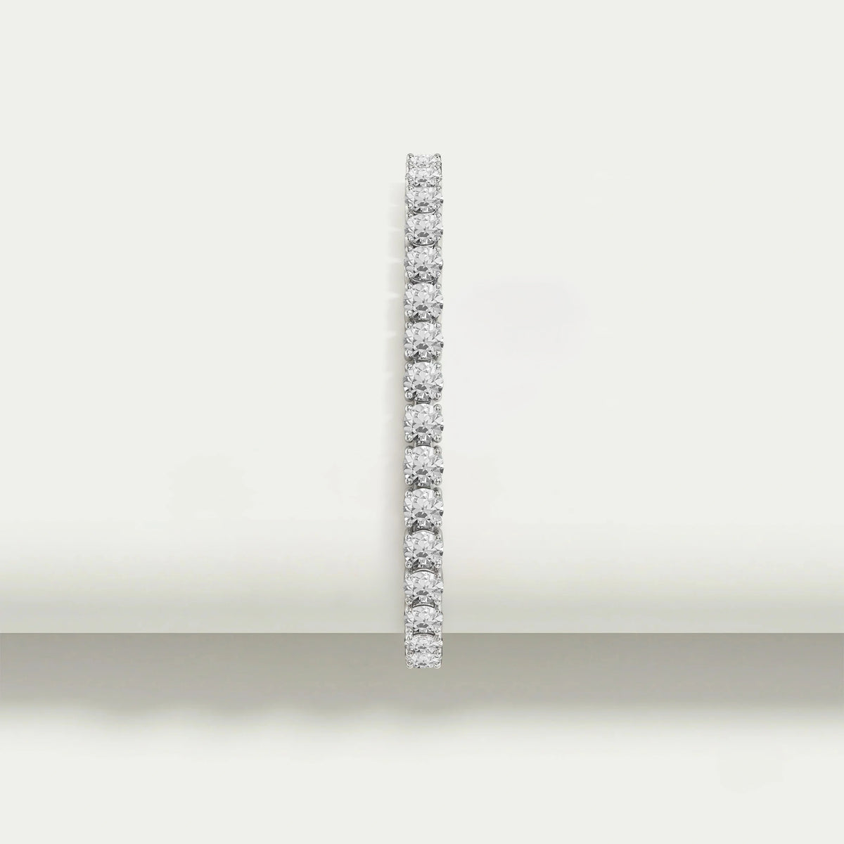 Old European  Round Cut Lab Diamond Tennis Bracelet