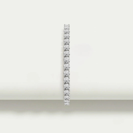 Old European  Round Cut Lab Diamond Tennis Bracelet