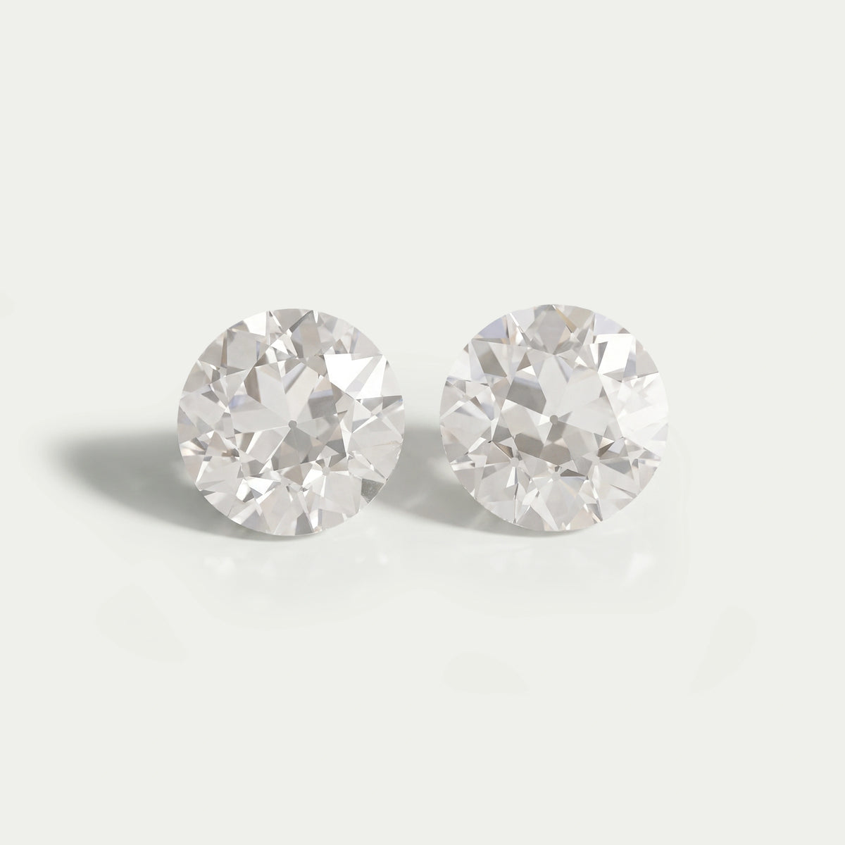 Old European Round Lab Diamond Pair Loose