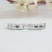Emerald Cut Lab Grown Diamond Hoop Earrings Earring