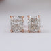 Elongated Cushion Cut Lab Grown Stud Earring