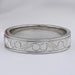 Scroll Engraved Wedding Men's Bands Rings