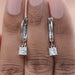 Princess Cut Drop And Dangle Earring