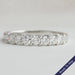Round Cut Lab Grown Diamond Half Wedding Band